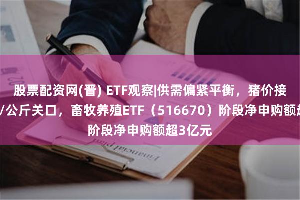 股票配资网(晋) ETF观察|供需偏紧平衡，猪价接近20元/公斤关口，畜牧养殖ETF（516670）阶段净申购额超3亿元