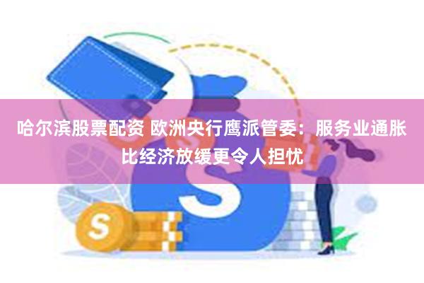 哈尔滨股票配资 欧洲央行鹰派管委：服务业通胀比经济放缓更