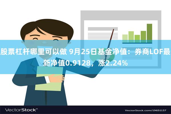 股票杠杆哪里可以做 9月25日基金净值：券商LOF最新净值0.9128，涨2.24%