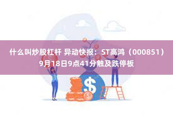 什么叫炒股杠杆 异动快报：ST高鸿（000851）9月1